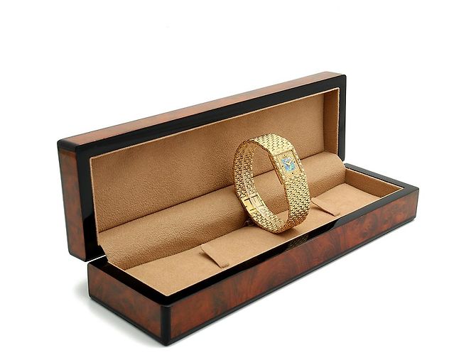 Piaget Orologio al quarzo da uomo in oro con quadrante in opale e cornice di diamanti Giallo - vista 27