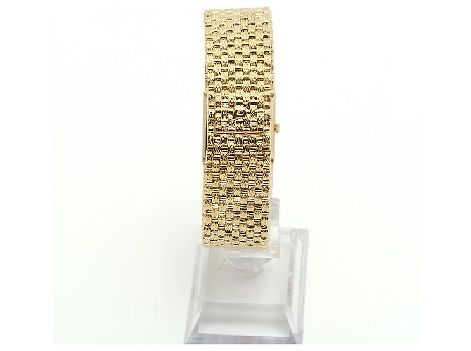Piaget Orologio al quarzo da uomo in oro con quadrante in opale e cornice di diamanti Giallo - vista 6