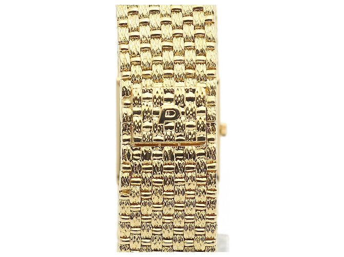 Piaget Orologio al quarzo da uomo in oro con quadrante in opale e cornice di diamanti Giallo - vista 7