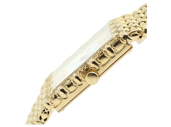 Piaget Orologio al quarzo da uomo in oro con quadrante in opale e cornice di diamanti Giallo - vista 9