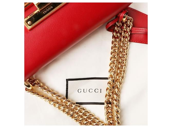 Gucci Piccola borsa a tracolla Paddock Rosso - vista 8