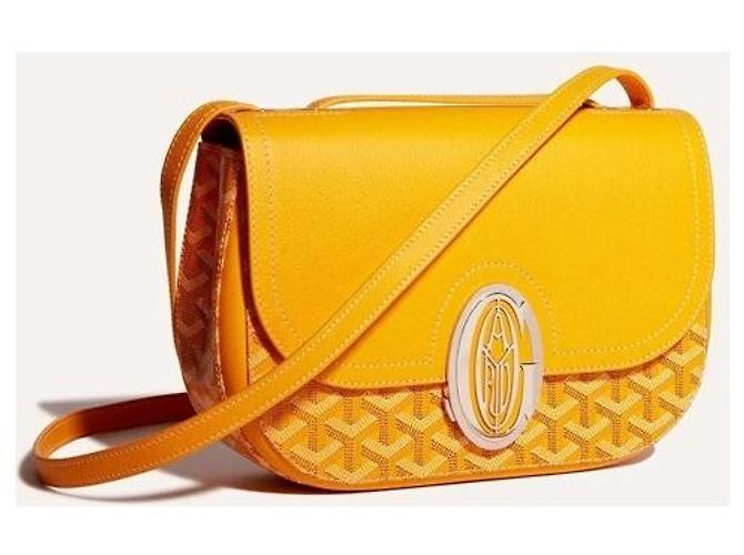 233 Goyard Bolsa feminina amarela - vista 3