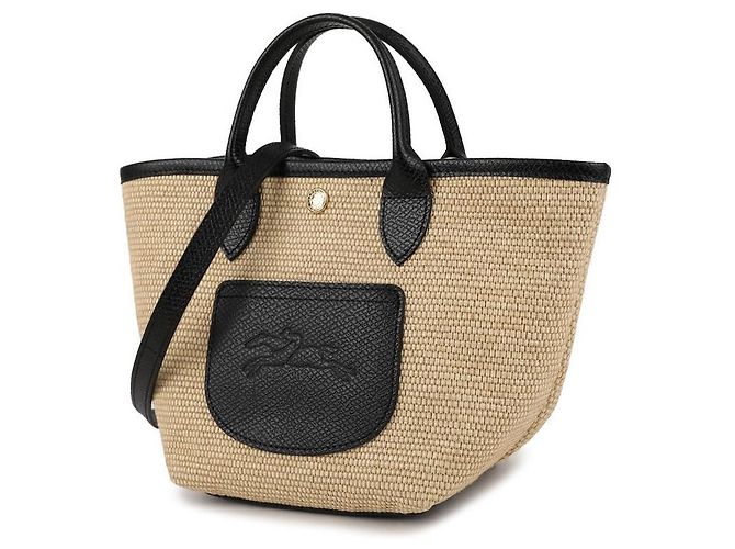 Longchamp Borsa basket Le Pliage XS Black Nero - vista 4