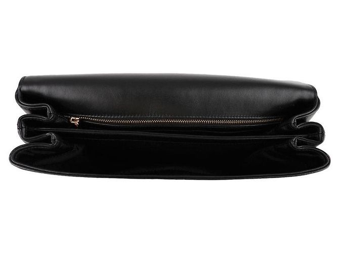 Salvatore Ferragamo Borsa a tracolla con patta frontale Nero - vista 7