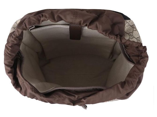 Gucci Zaino GG Medium Marrone - vista 7