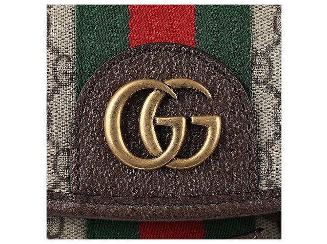 Gucci Zaino GG Medium Marrone - vista 9