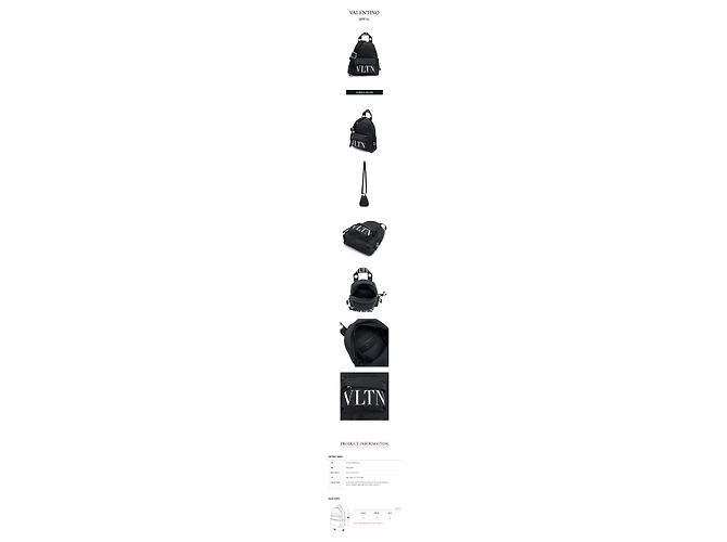 Valentino Mini Size Nylon Backpack - view 2