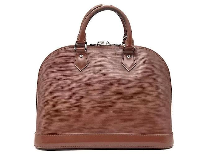Louis Vuitton Epi Alma PM Marrone - vista 3
