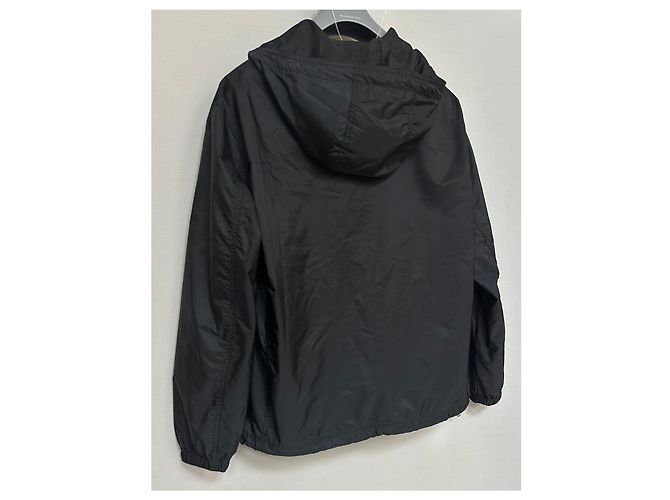 Prada Re-Nylon Anorak-Jacke Braun - Ansicht 7