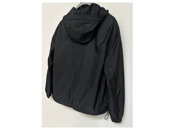 Prada Re-Nylon Anorak-Jacke Braun - Ansicht 8