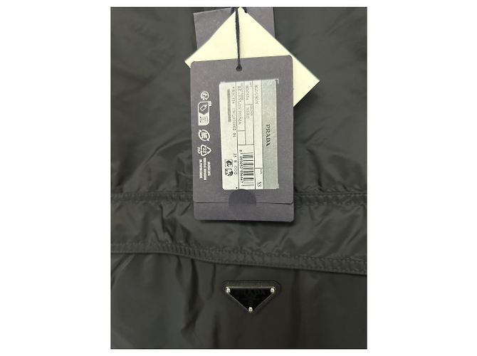 Prada Re-Nylon Anorak-Jacke Braun - Ansicht 9