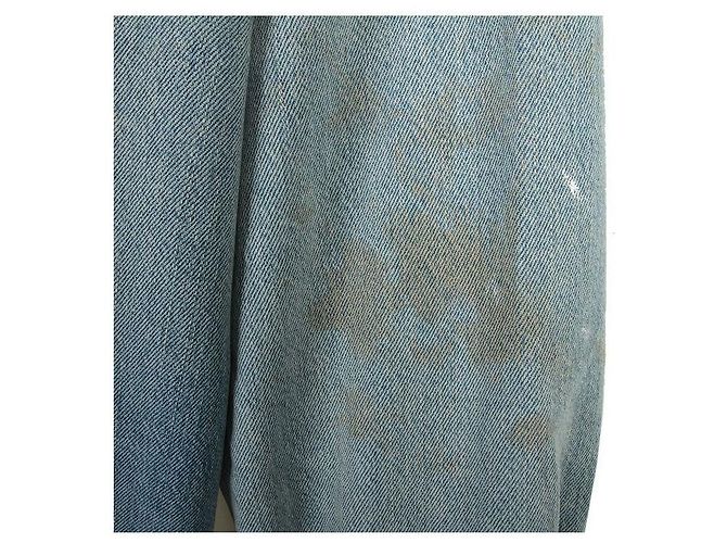 Camicia in denim oversize Acne Dirty Blu - vista 5