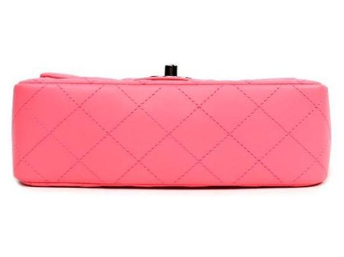 Chanel Nuova mini borsa a tracolla rosa neon - vista 4