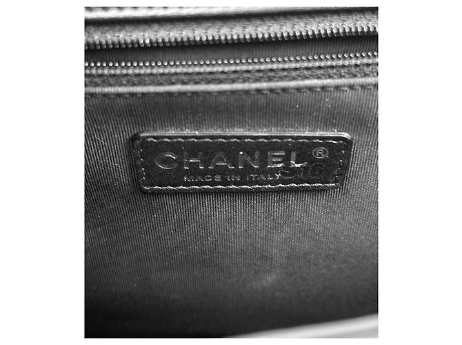 Chanel Borsa a Spalla Boy Large Beige Marrone - vista 10