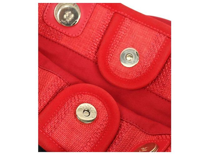 Chanel Rote Deauville Tasche - Ansicht 13