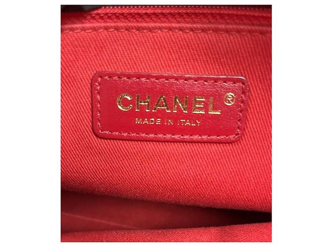 Chanel Rote Deauville Tasche - Ansicht 9