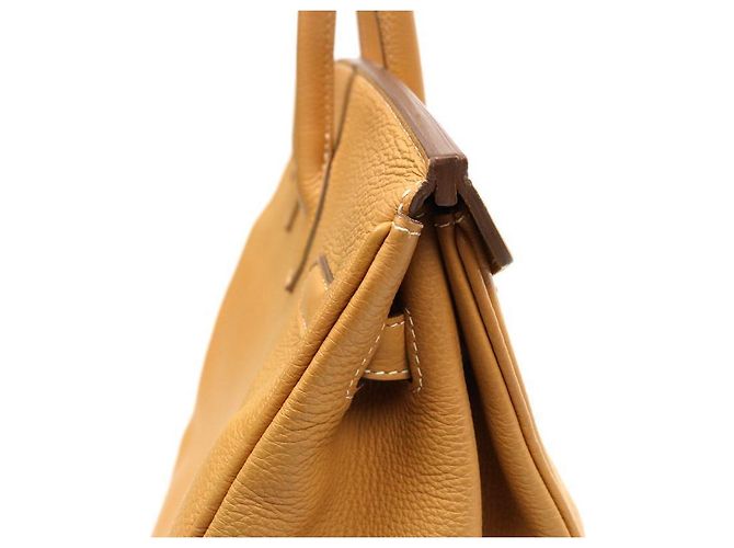 Hermès Beige Birkin Square Shoulder Bag Brown - view 10