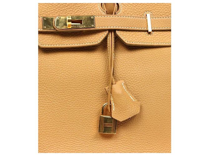 Hermès Beige Birkin Square Shoulder Bag Brown - view 11