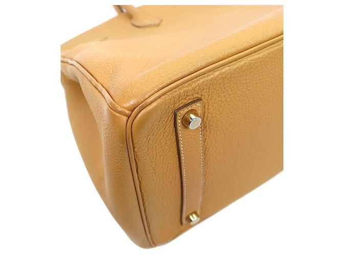 Hermès Beige Birkin Square Shoulder Bag Brown - view 8