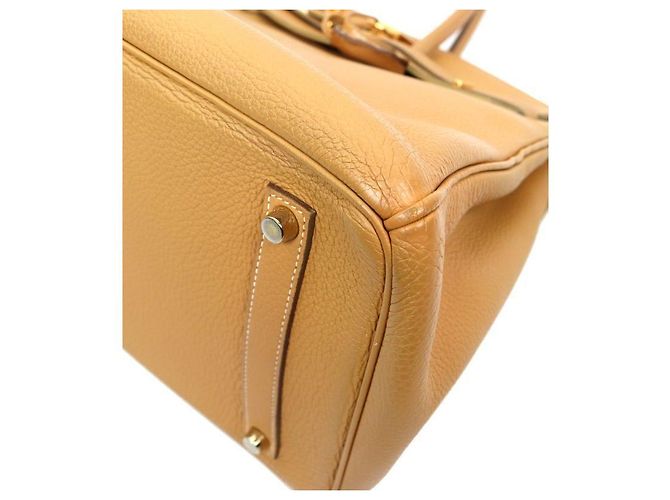 Hermès Beige Birkin Square Shoulder Bag Brown - view 9
