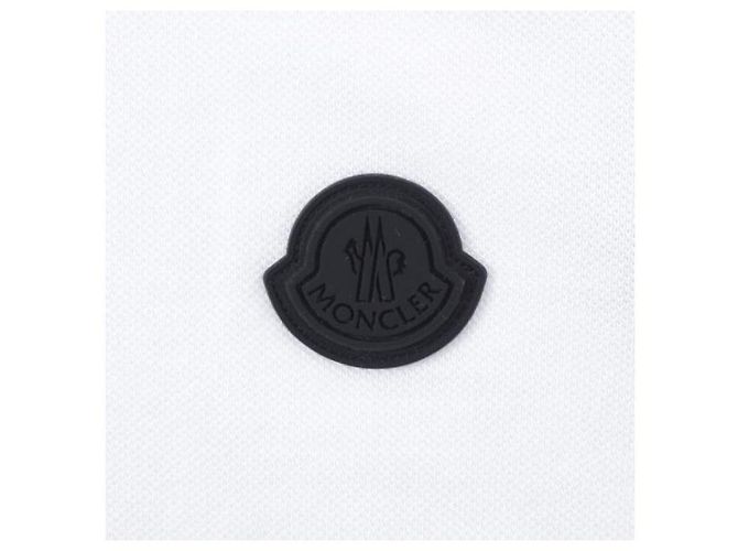 Moncler Poloshirt aus Baumwolle mit Logo-Patch - Ansicht 8
