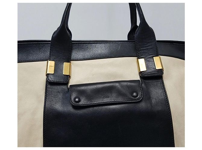 Chloé Leather Big Tote Bag - view 3
