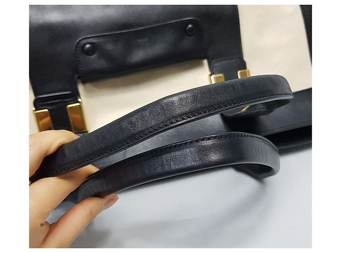 Chloé Leather Big Tote Bag - view 7