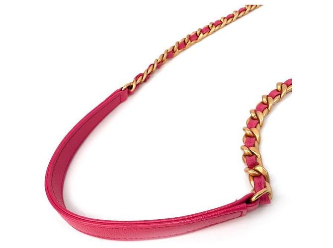 Chanel Borsa a secchiello con coulisse rosa - vista 10