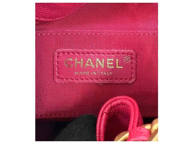 Chanel Borsa a secchiello con coulisse rosa - vista 8