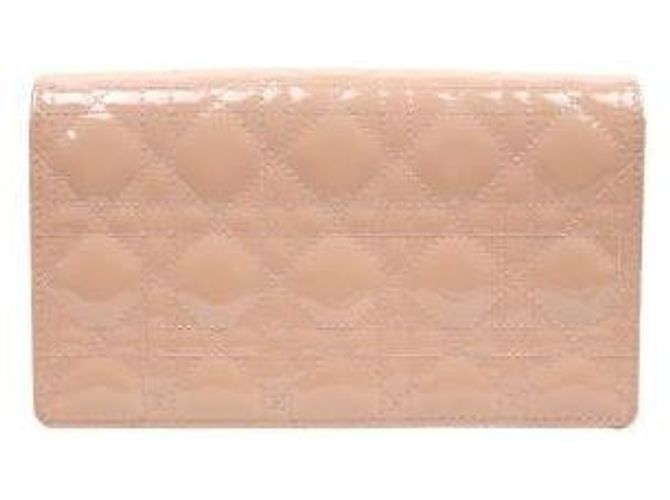 Dior Borsa a tracolla Lady WOC in vernice rosa - vista 3