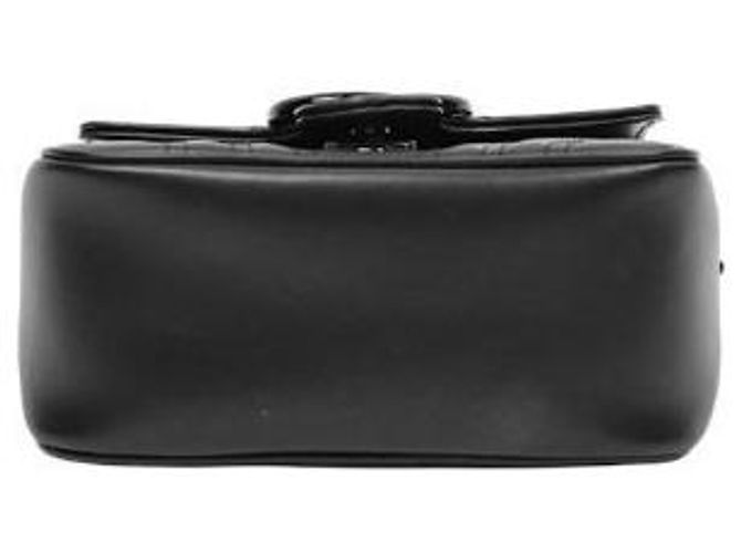 Gucci Borsa a Spalla Black Marmont Nero - vista 4