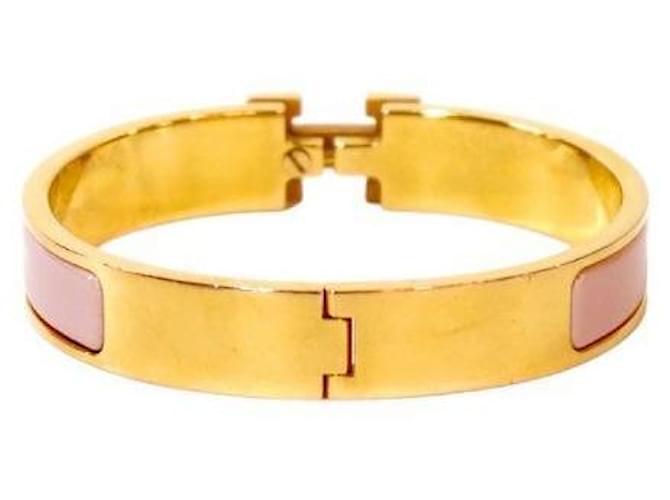 Hermès Bracciale Click Rosa - vista 3