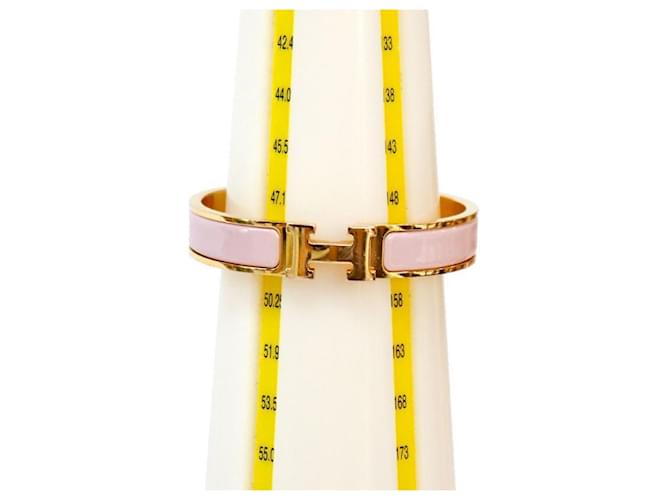Hermès Bracciale Click Rosa - vista 6
