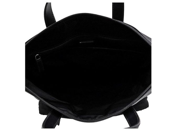 Tote Prada Sac cabas et sac à dos pour homme en nylon noir avec logo triangle de saison - vue 5