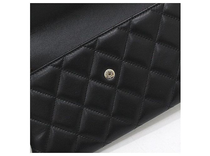 Chanel Portafoglio Lungo da Donna Trendy CC in Agnello Nero - vista 10
