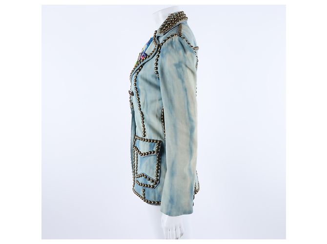 Gucci Denim-Jacke mit Nieten - Ansicht 2