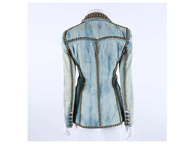 Gucci Denim-Jacke mit Nieten - Ansicht 3