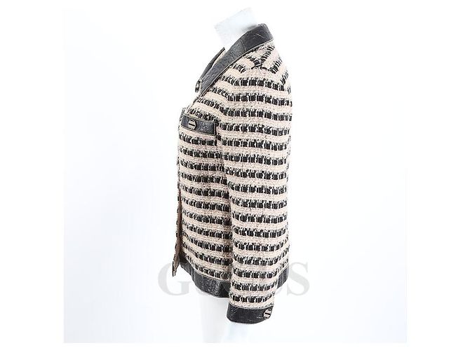Chanel Tweed-Jacke Mehrfarben - Ansicht 2