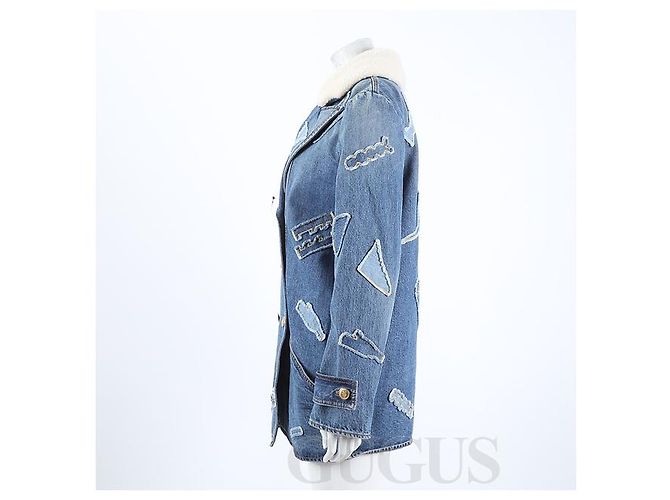 Chanel Jeansjacke Blau - Ansicht 2