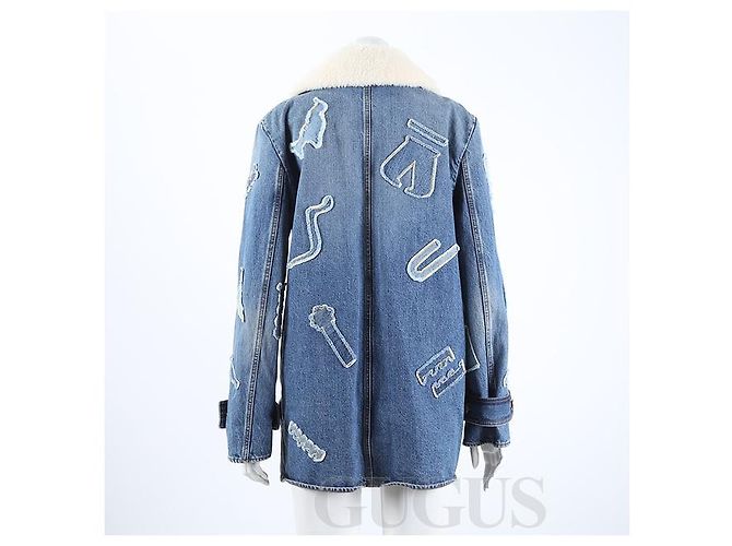 Chanel Jeansjacke Blau - Ansicht 3