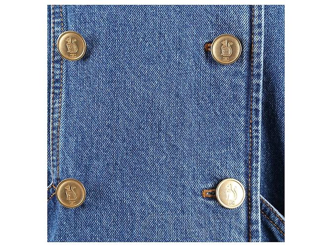Chanel Jeansjacke Blau - Ansicht 4