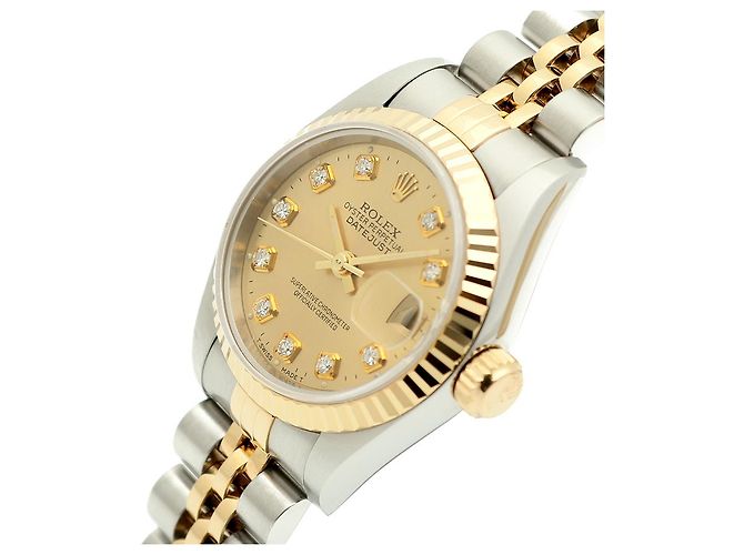 Rolex Reloj Combo Datejust After Diamond para Mujer Dorado - vista 10