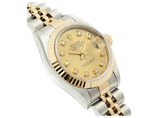 Rolex Reloj Combo Datejust After Diamond para Mujer Dorado - vista 11