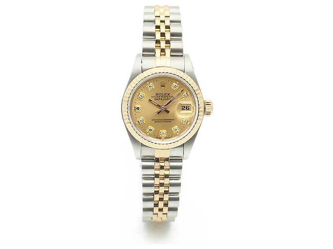 Rolex Reloj Combo Datejust After Diamond para Mujer Dorado - vista 14