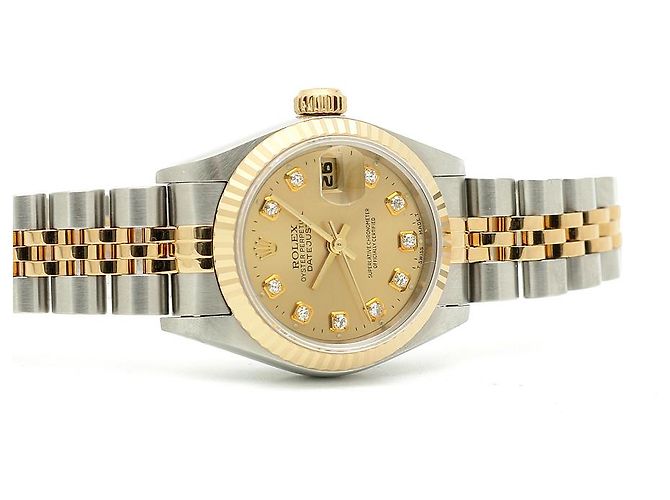 Rolex Reloj Combo Datejust After Diamond para Mujer Dorado - vista 18