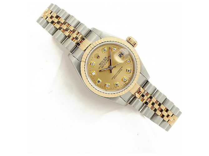 Rolex Reloj Combo Datejust After Diamond para Mujer Dorado - vista 19