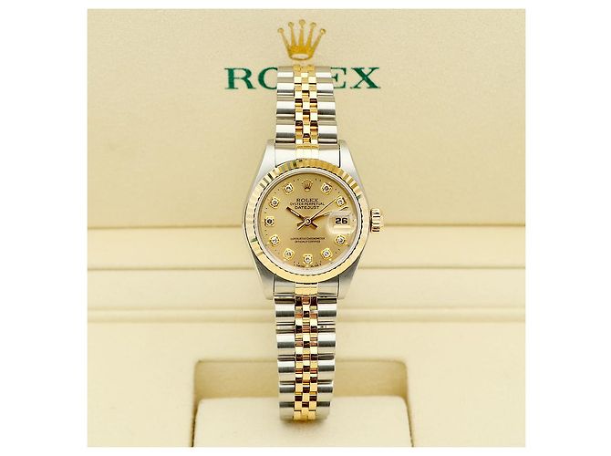 Rolex Reloj Combo Datejust After Diamond para Mujer Dorado - vista 2