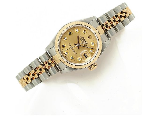 Rolex Reloj Combo Datejust After Diamond para Mujer Dorado - vista 20