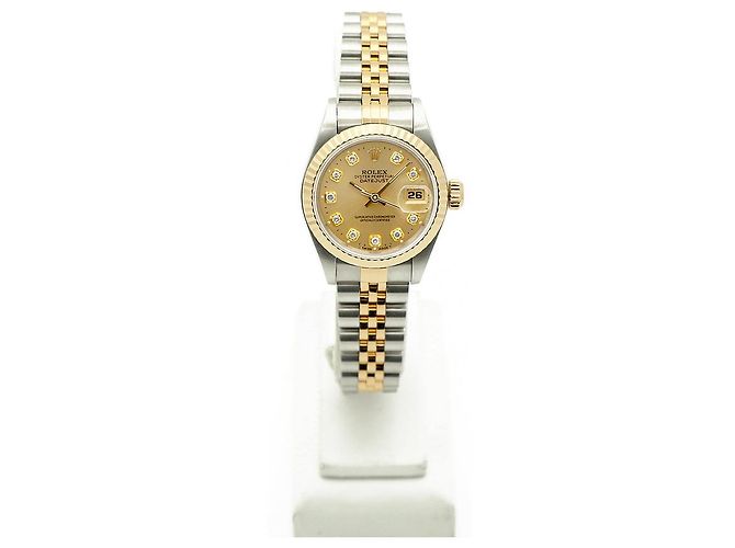 Rolex Reloj Combo Datejust After Diamond para Mujer Dorado - vista 3