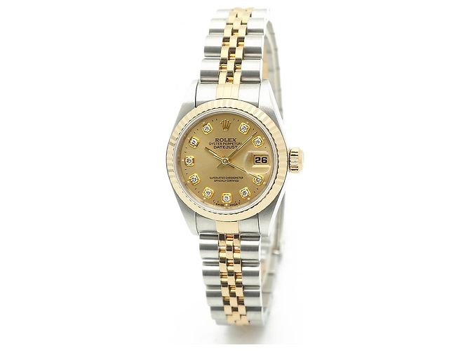 Rolex Reloj Combo Datejust After Diamond para Mujer Dorado - vista 8